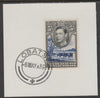 Bechuanaland 1938 KG6 Cattle 5s on piece cancelled with full strike of Madame Joseph forged postmark type 57