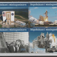 Madagascar 2020 Kennedy Space Centre perf sheetlet containing 4 values unmounted mint. Note this item is privately produced and is offered purely on its thematic appeal