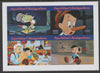 Madagascar 2020 Disney's Pinocchio imperf sheetlet containing 4 values unmounted mint. Note this item is privately produced and is offered purely on its thematic appeal