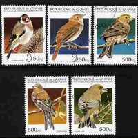 Guinea - Conakry 1995 Birds perf set of 5 fine cto used SG 1629-33