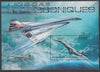 Burundi 2012 Supersonic Aircraft perf souvenir sheet containing 1 value unmounted mint.