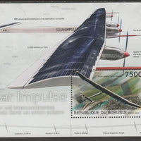 Burundi 2012 Electronic Transport perf souvenir sheet containing 1 value unmounted mint.