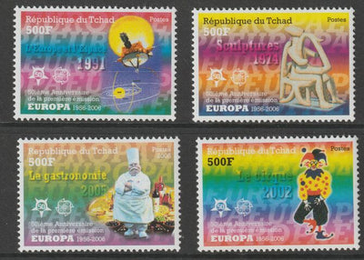 Chad 2006 - 50th Anniv of EUROPA #1 perf set of 4 values unmounted mint