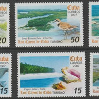 Cuba 2007 Tourism & Wildlife perf set of 6 values unmounted mint, SG 5068-73