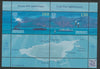 Kyrgyzstan 2018 Lighthouses perf sheetlet containing 2 values plus 2 labels unmounted mint.