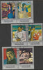 Yemen - Republic 1968 Paintings by Gauguin postage set of 6 (3 se-tenant pairs) cto used