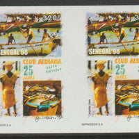 Senegal 1998 25th Anniv of Aldiana Club 320f imperf pair from a limited printing unmounted mint as SG 1505