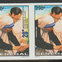 Senegal 1999 Nobel Peace Prize to Mother Teresa 290f imperf pair from a limited printing unmounted mint as SG 1602