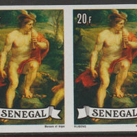 Senegal 1977 Paintings 20f Rubens imperf pair from a limited printing unmounted mint as SG 640
