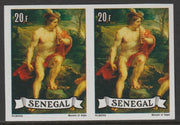 Senegal 1977 Paintings 20f Rubens imperf pair from a limited printing unmounted mint as SG 640