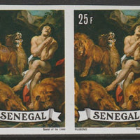 Senegal 1977 Paintings 25f Rubens imperf pair from a limited printing unmounted mint as SG 641