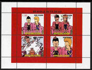 Kuril Islands 1999 Beavis & Butthead perf sheetlet containing 4 values unmounted mint