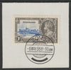 Nyasaland 1935 KG5 Silver Jubilee 1d (SG 123) on piece with full strike of Madame Joseph forged postmark type 314 (First day of issue)