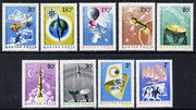 Hungary 1965 International Quiet Sun Year perf set of 9, Mi 2101-09 unmounted mint