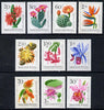 Hungary 1965 Cacti & Orchids perf set of 10 unmounted mint, SG 2117-26