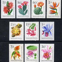 Hungary 1965 Cacti & Orchids perf set of 10 unmounted mint, SG 2117-26
