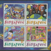 Singapore 2000 Stamping the Future - Children's Art perf m/sheet unmounted mint, SG MS1059