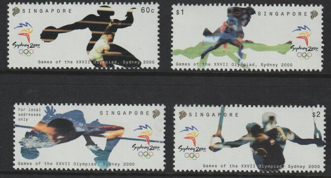 Singapore 2000 Sydney Olympic Games perf set of 4 unmounted mint, SG 1065-68