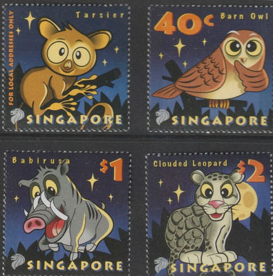 Singapore 2003 Creatures of the Night perf set of 4 unmounted mint, SG 1268-71
