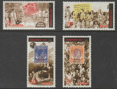 Singapore 1995 50th Anniversary of End of Second World War perf set of 4 unmounted mint, SG 803-06