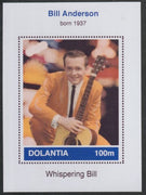 Dolantia (Fantasy) Bill Anderson imperf deluxe sheetlet on glossy card (75 x 103 mm) unmounted mint