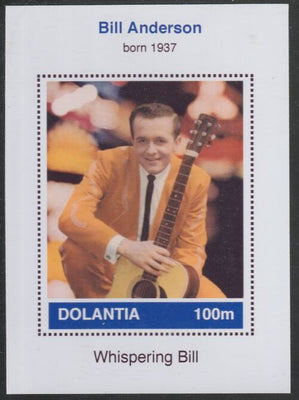 Dolantia (Fantasy) Bill Anderson imperf deluxe sheetlet on glossy card (75 x 103 mm) unmounted mint
