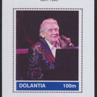 Dolantia (Fantasy) Jerry Lee Lewis imperf deluxe sheetlet on glossy card (75 x 103 mm) unmounted mint