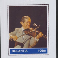 Dolantia (Fantasy) Roy Acuff imperf deluxe sheetlet on glossy card (75 x 103 mm) unmounted mint