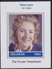 Dolantia (Fantasy) Vera Lynn imperf deluxe sheetlet on glossy card (75 x 103 mm) unmounted mint