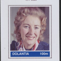 Dolantia (Fantasy) Vera Lynn imperf deluxe sheetlet on glossy card (75 x 103 mm) unmounted mint