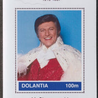 Dolantia (Fantasy) Liberace imperf deluxe sheetlet on glossy card (75 x 103 mm) unmounted mint