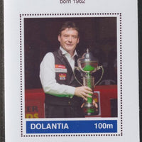 Dolantia (Fantasy) Jimmy White imperf deluxe sheetlet on glossy card (75 x 103 mm) unmounted mint