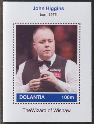 Dolantia (Fantasy) John Higgins imperf deluxe sheetlet on glossy card (75 x 103 mm) unmounted mint