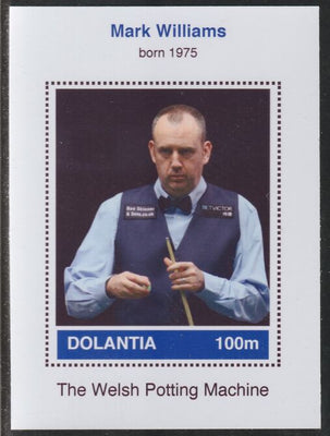 Dolantia (Fantasy) Mark Williams imperf deluxe sheetlet on glossy card (75 x 103 mm) unmounted mint