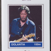 Dolantia (Fantasy) Eric Clapton imperf deluxe sheetlet on glossy card (75 x 103 mm) unmounted mint
