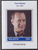 Dolantia (Fantasy) Tom Hanks imperf deluxe sheetlet on glossy card (75 x 103 mm) unmounted mint