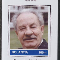 Dolantia (Fantasy) Leo McKern imperf deluxe sheetlet on glossy card (75 x 103 mm) unmounted mint