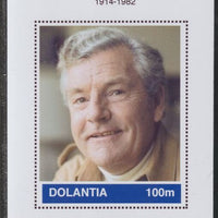 Dolantia (Fantasy) Kenneth More imperf deluxe sheetlet on glossy card (75 x 103 mm) unmounted mint