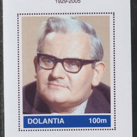Dolantia (Fantasy) Ronnie Barker imperf deluxe sheetlet on glossy card (75 x 103 mm) unmounted mint
