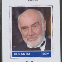 Dolantia (Fantasy) Sean Connery imperf deluxe sheetlet on glossy card (75 x 103 mm) unmounted mint