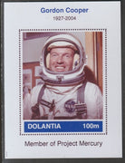 Dolantia (Fantasy) Gordon Cooper imperf deluxe sheetlet on glossy card (75 x 103 mm) unmounted mint