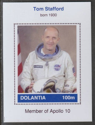 Dolantia (Fantasy) Tom Stafford imperf deluxe sheetlet on glossy card (75 x 103 mm) unmounted mint