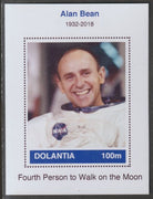 Dolantia (Fantasy) Alan Bean imperf deluxe sheetlet on glossy card (75 x 103 mm) unmounted mint