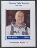 Dolantia (Fantasy) Charles 'Pete' Conrad imperf deluxe sheetlet on glossy card (75 x 103 mm) unmounted mint