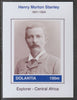 Dolantia (Fantasy) Henry Morton Stanley imperf deluxe sheetlet on glossy card (75 x 103 mm) unmounted mint