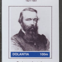 Dolantia (Fantasy) Robert O'Hara Burke imperf deluxe sheetlet on glossy card (75 x 103 mm) unmounted mint