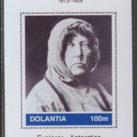 Dolantia (Fantasy) Roald Amundsen imperf deluxe sheetlet on glossy card (75 x 103 mm) unmounted mint