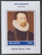 Dolantia (Fantasy) John Hawkins imperf deluxe sheetlet on glossy card (75 x 103 mm) unmounted mint