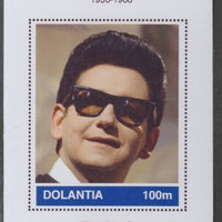 Dolantia (Fantasy) Roy Orbison imperf deluxe sheetlet on glossy card (75 x 103 mm) unmounted mint