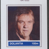 Dolantia (Fantasy) Meatloaf imperf deluxe sheetlet on glossy card (75 x 103 mm) unmounted mint